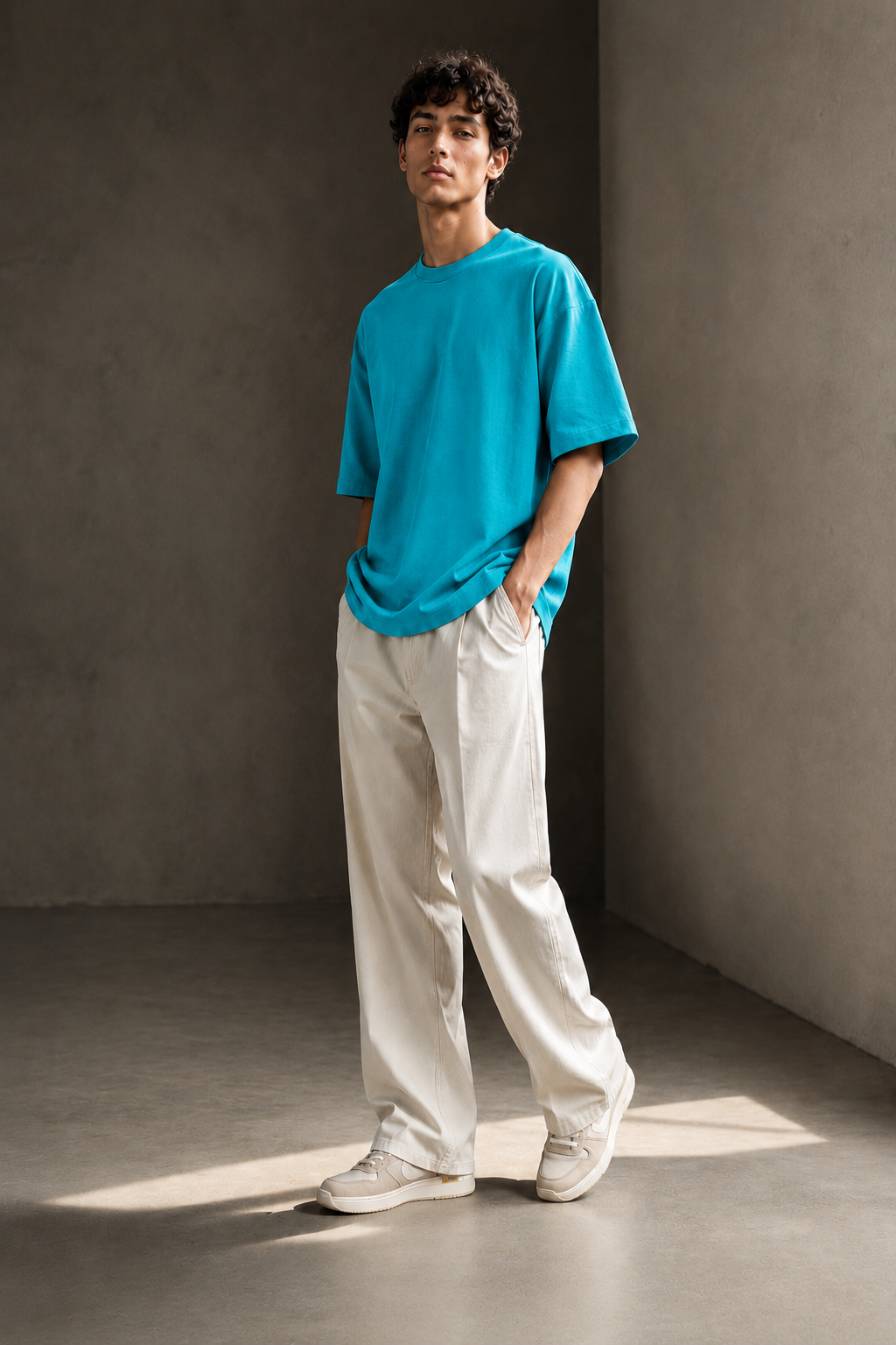 OVERSIZED TURQUOISE