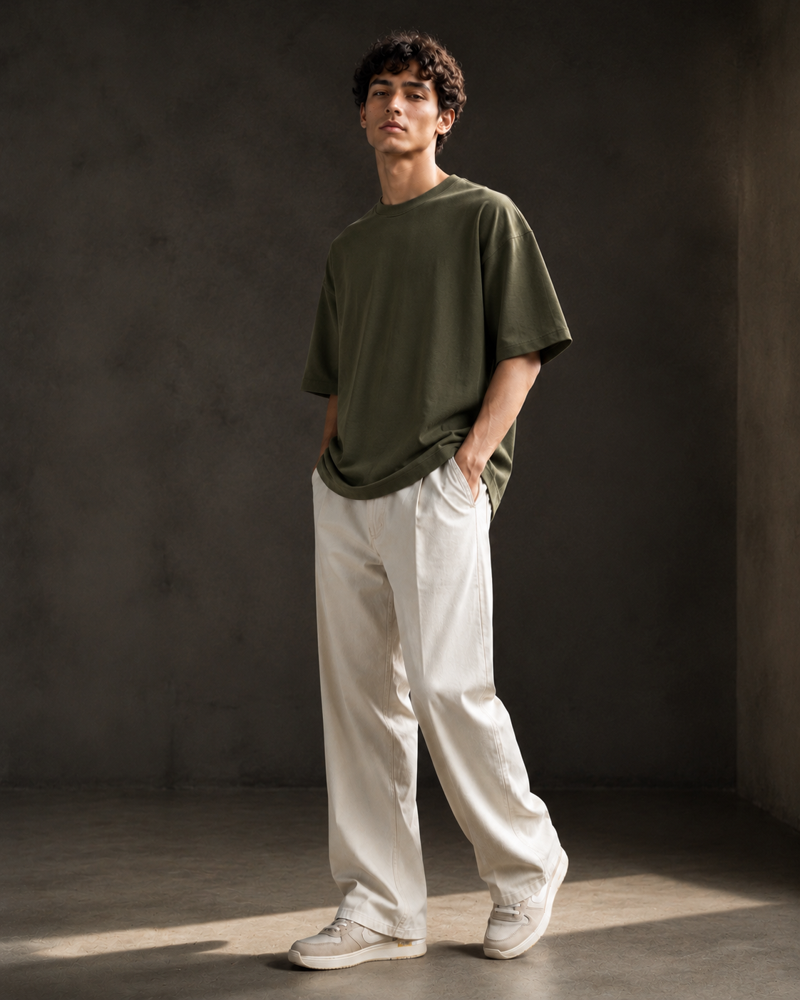 OVERSIZED MILITARY GREEN