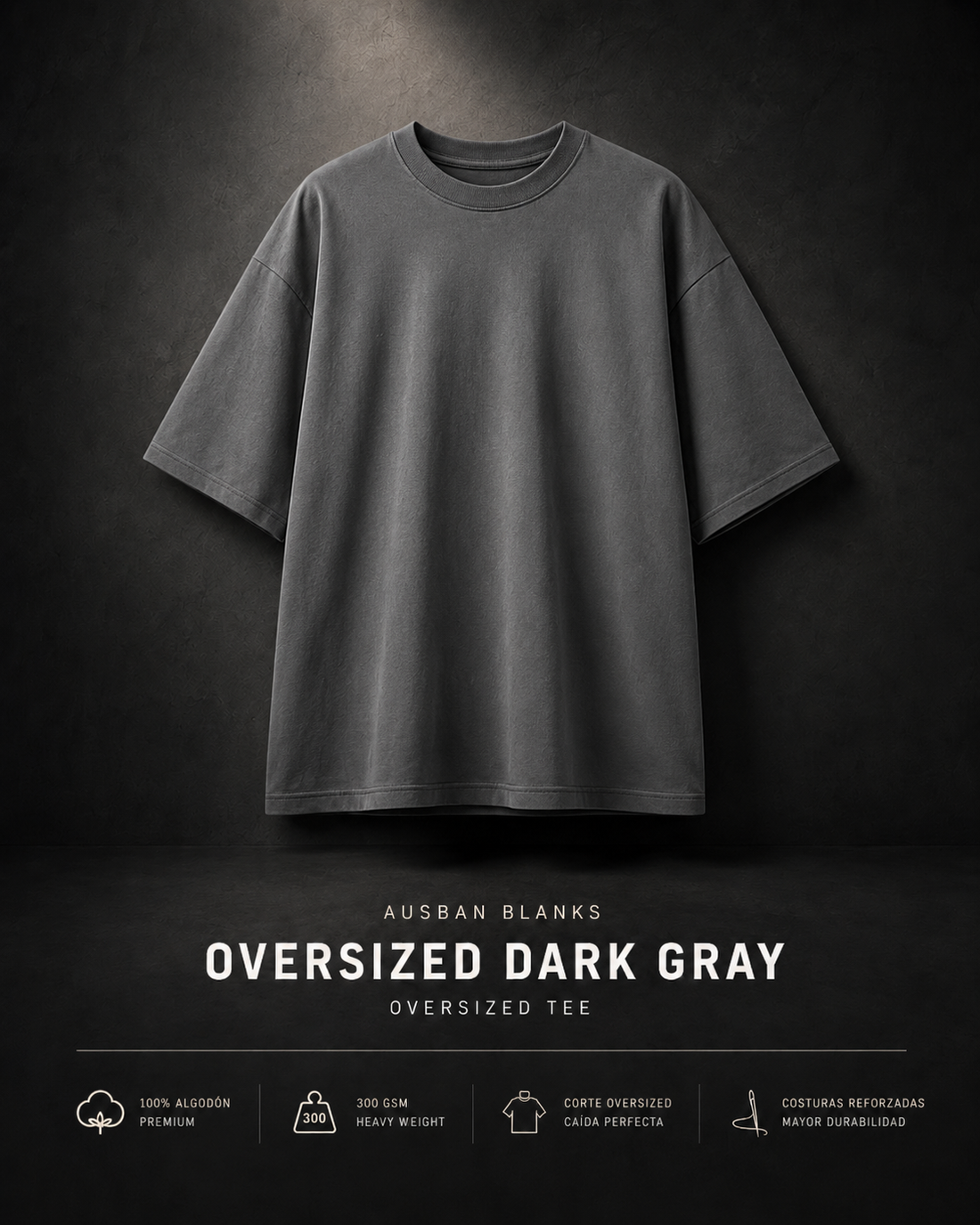 OVERSIZED DARK GRAY