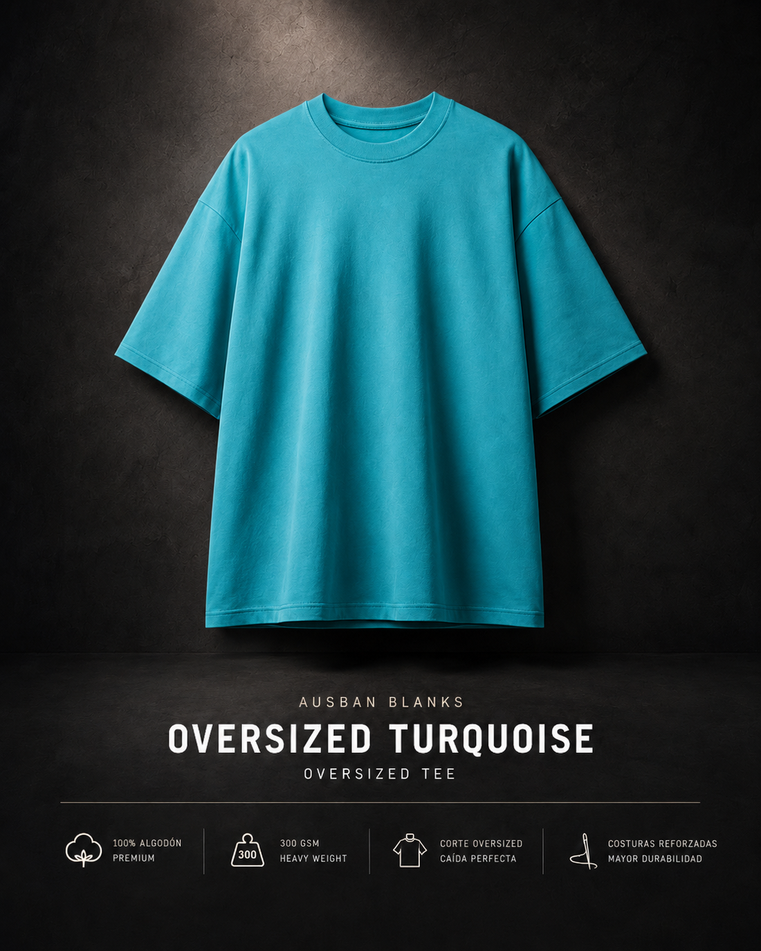 OVERSIZED TURQUOISE