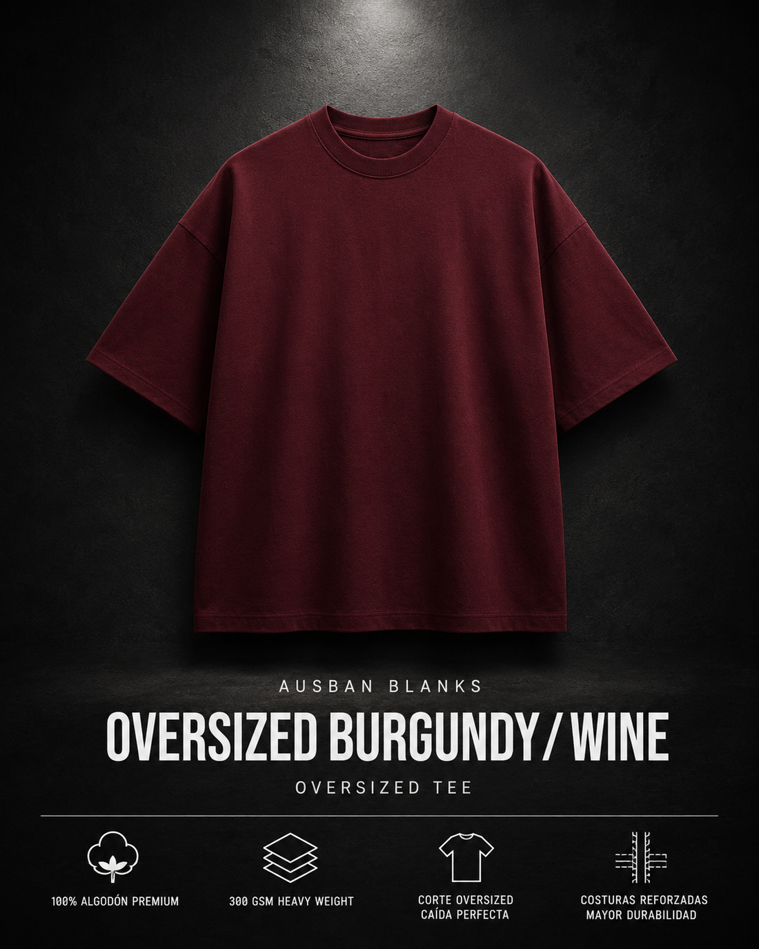 OVERSIZED BURGUNDY / WINE